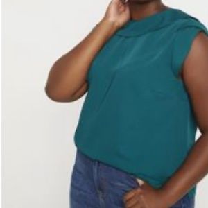 💚Eloquii Cowl Neck Blouse💚